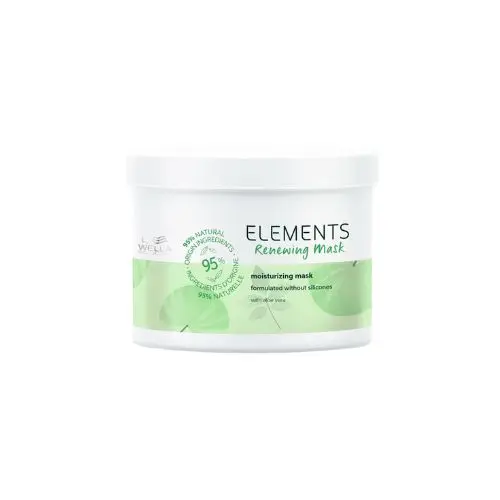 Wella Professionals Elements Renewing Hair Mask – 500ml | Sulfate & Paraben-Free | Deep Repair & Moisture for Damaged Hair