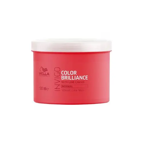 Wella Professionals Invigo Color Brilliance Hair Mask for Coloured Hair – 500ml | With Lime Caviar & Antioxidants | Long-Lasting Color Protection