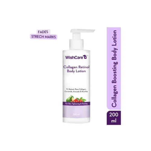 WishCare Collagen 1% Retinol Body Lotion -For Skin Tightening & Firming -With Niacinamide, Ceramide-For Men & Women 200ml